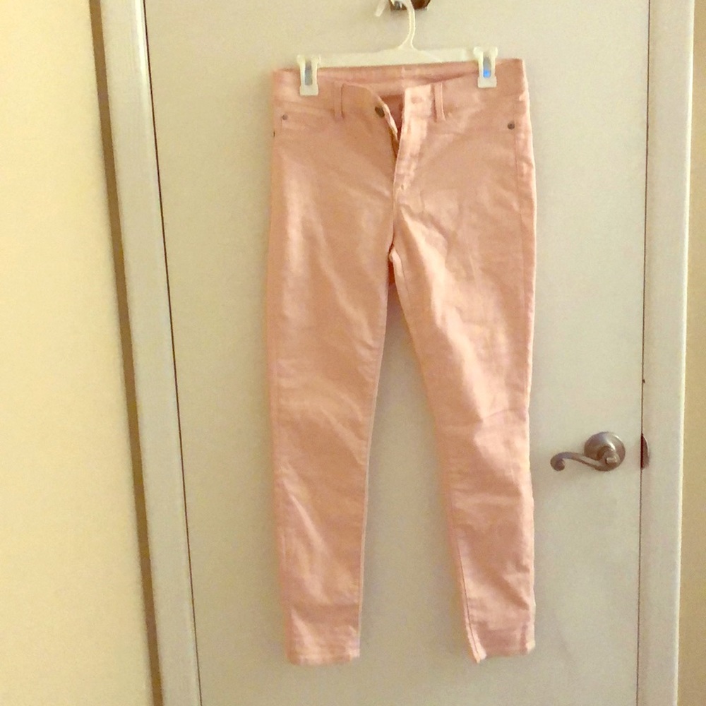 Soft NEW Rose Pink Jeggings! Great Spring Color!